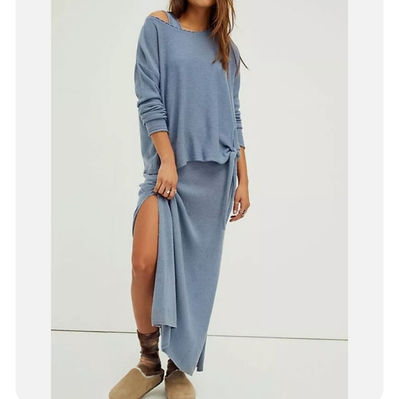 Free People Dresses & Skirts - NEW Free People Dahlia Dress and Sweater Set